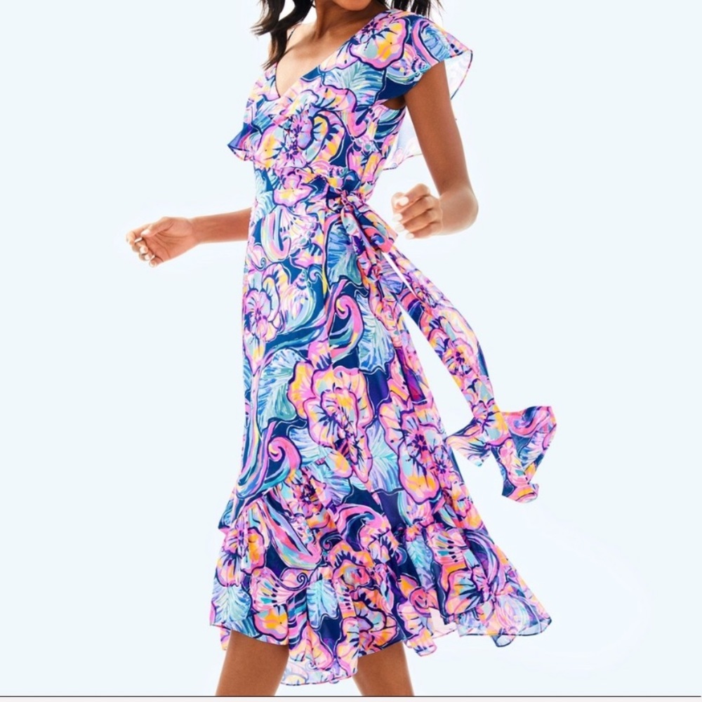 Lily Pulitzer Wrap Dress. XXS
